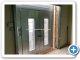 External Galvanised Lift Doors